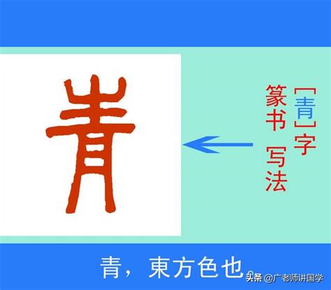 青說文解字|說文解字「青」